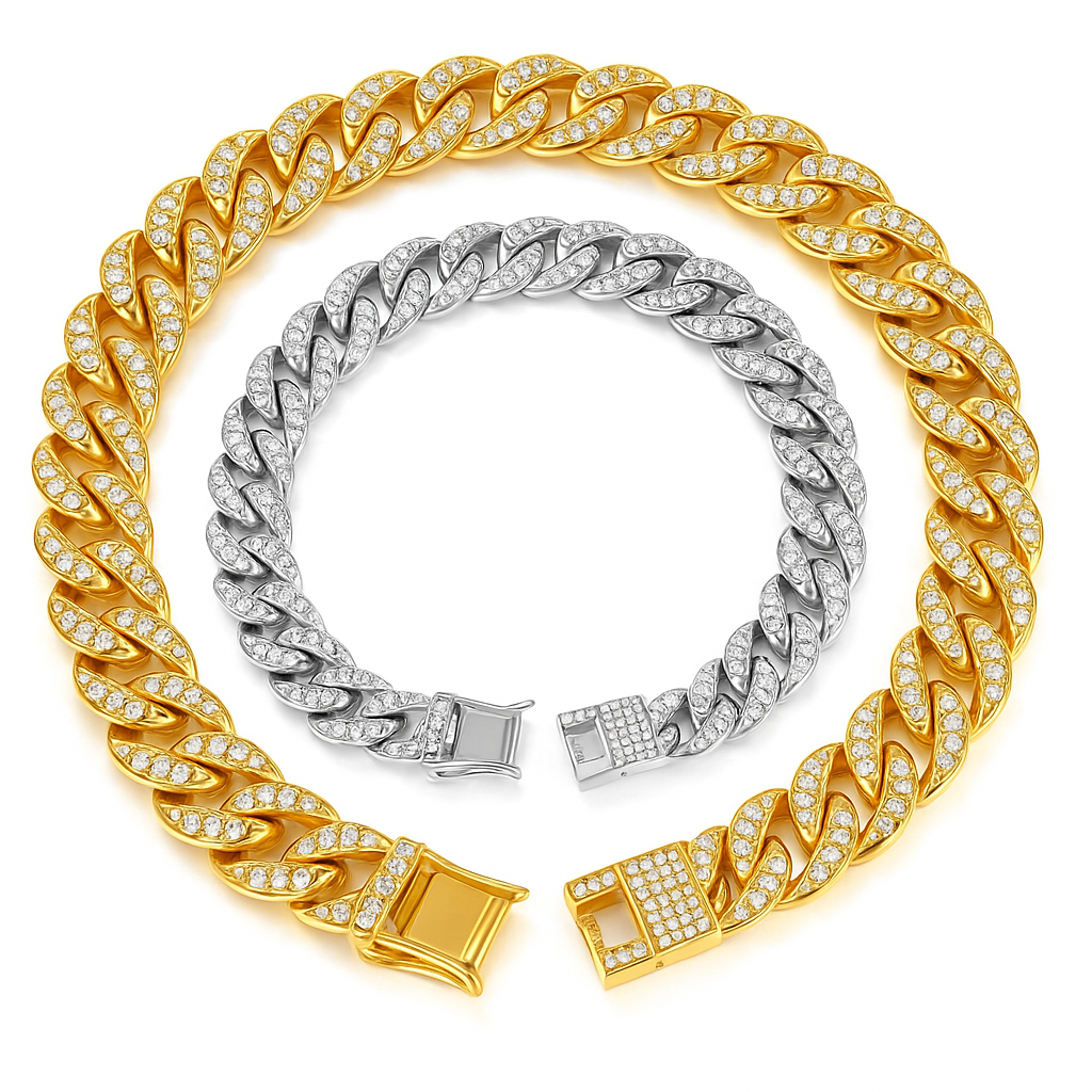 Hundesmykke med zirconia