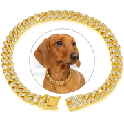 Hundesmykke med zirconia