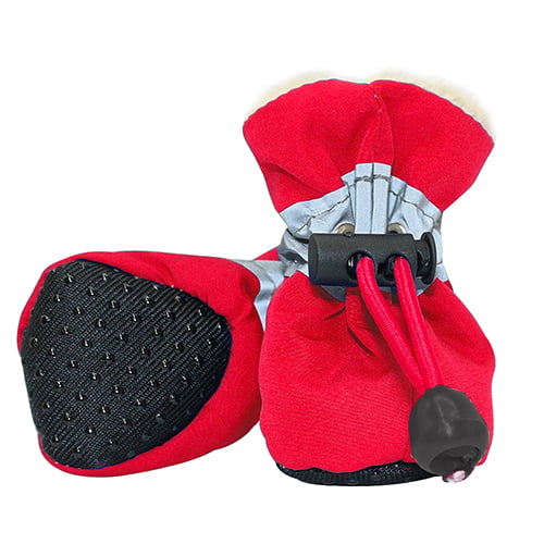 Fôret hundesokker med refleks - ass. farger