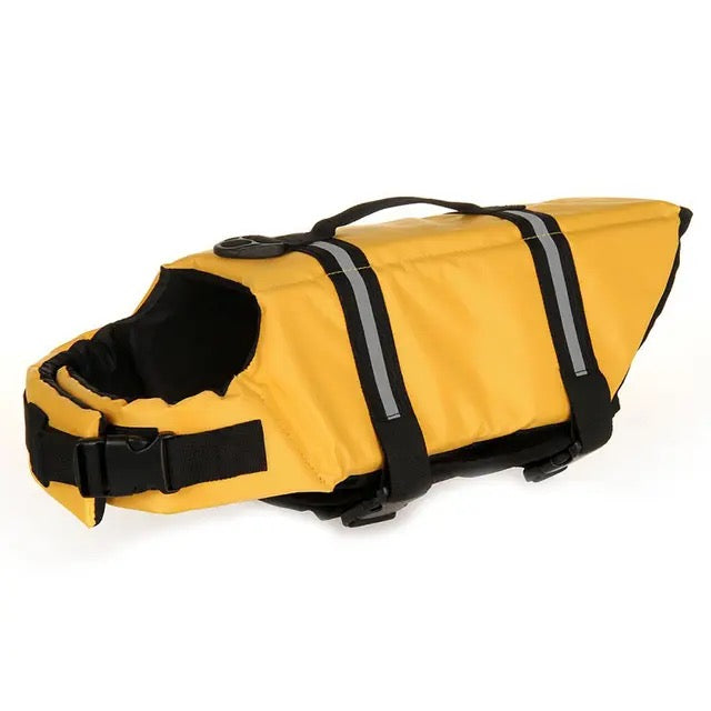Redningsvest til hund med refleks og håndtak