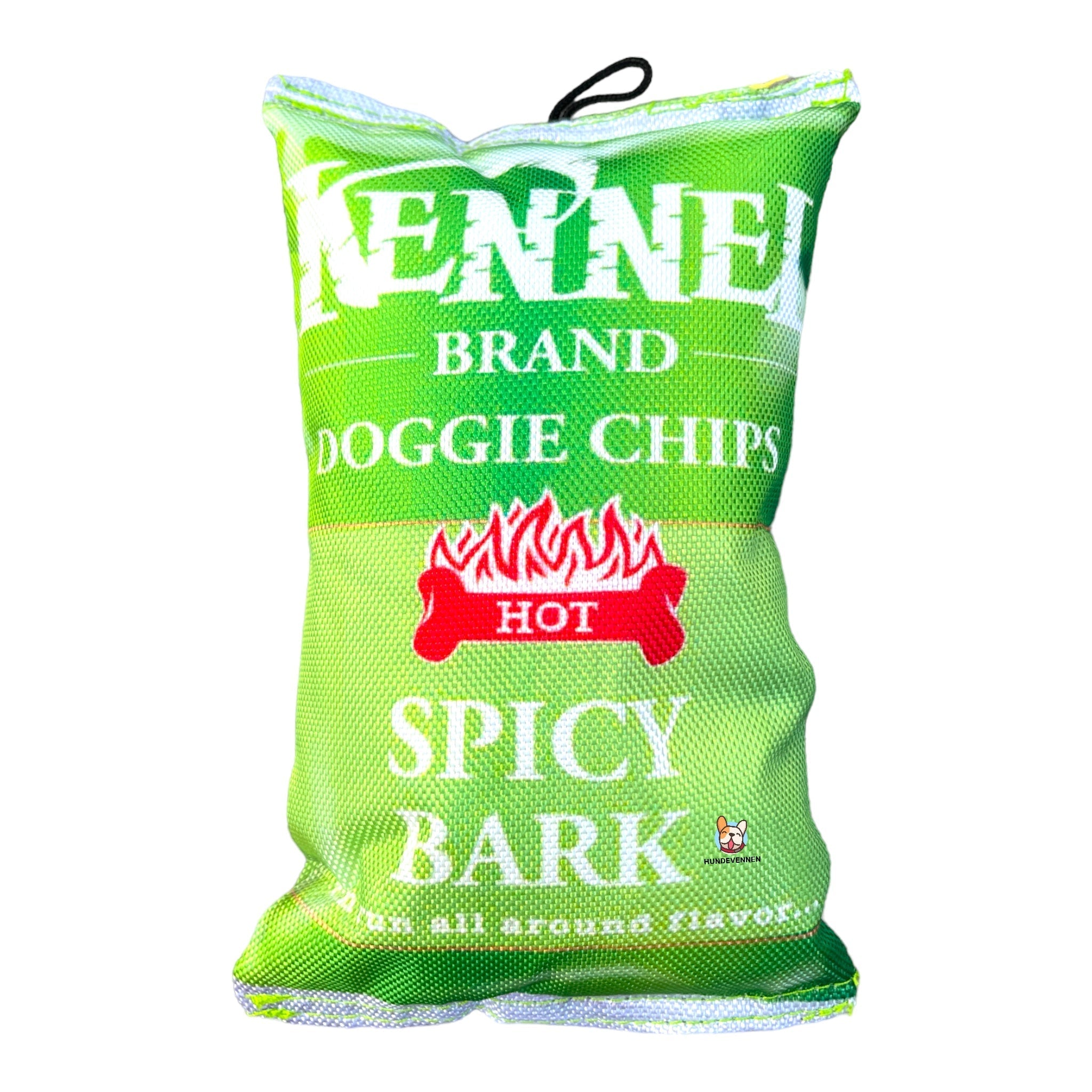 Hundeleke med piper og knitrelyd – Potetchips