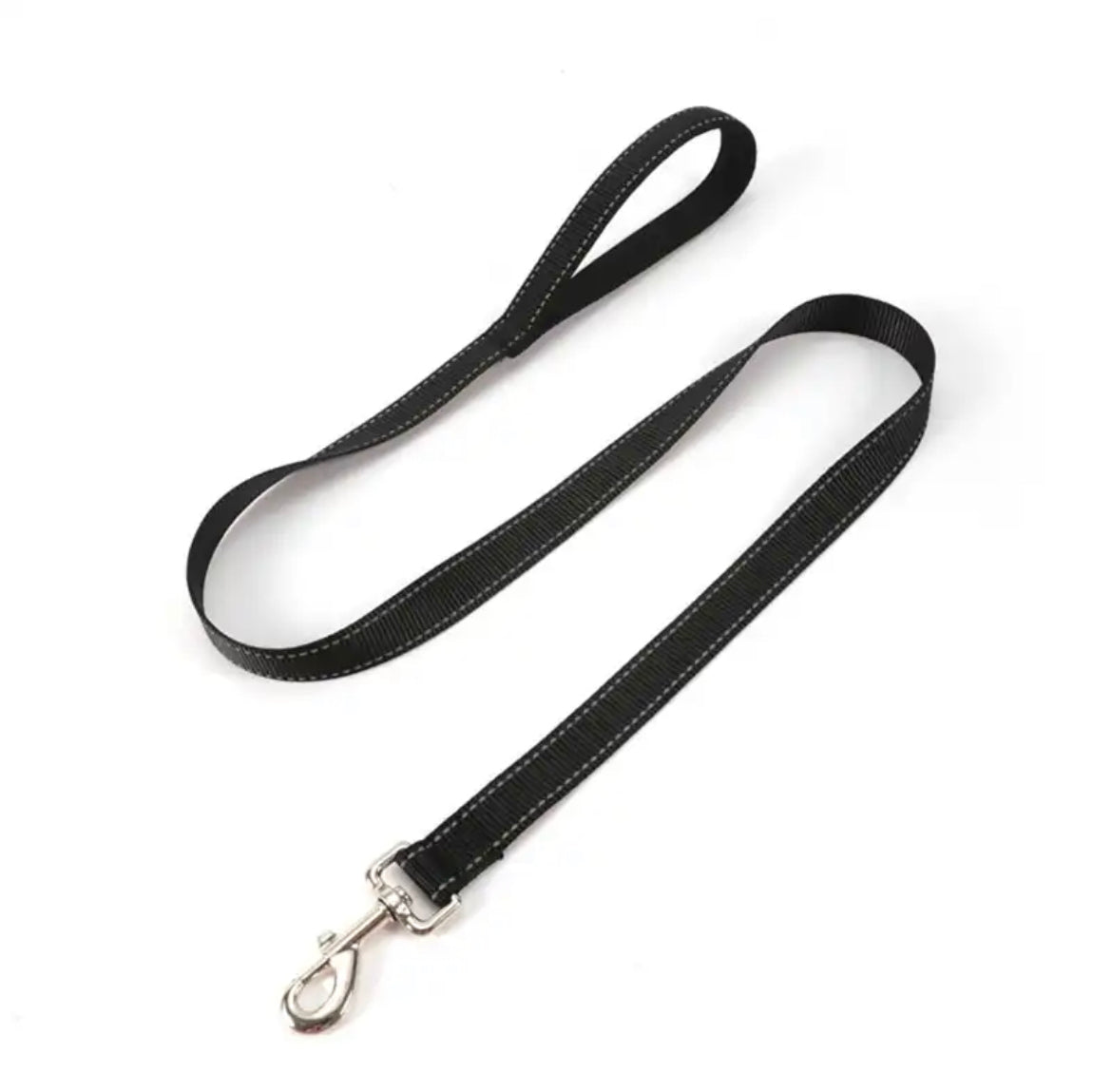 Hundehalsbånd med refleks – polstret nylon