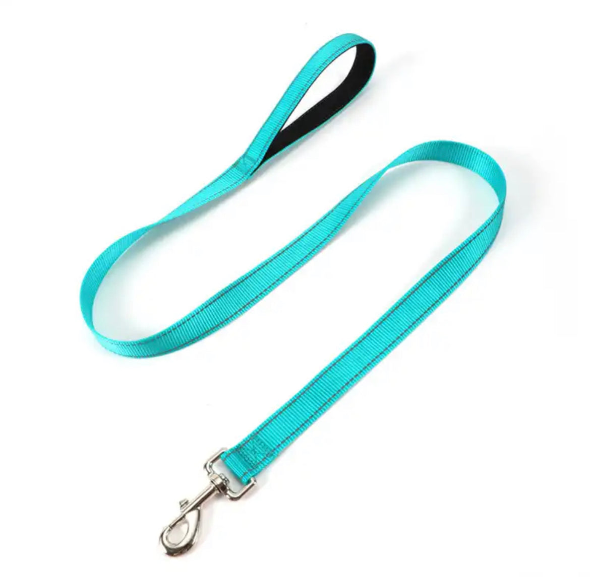 Hundehalsbånd med refleks – polstret nylon