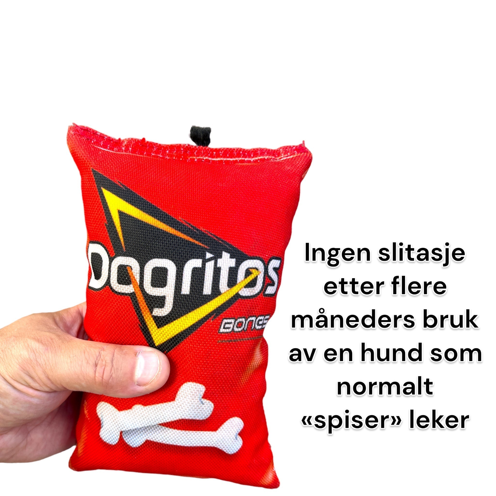 Hundeleke med piper og knitrelyd – Potetchips