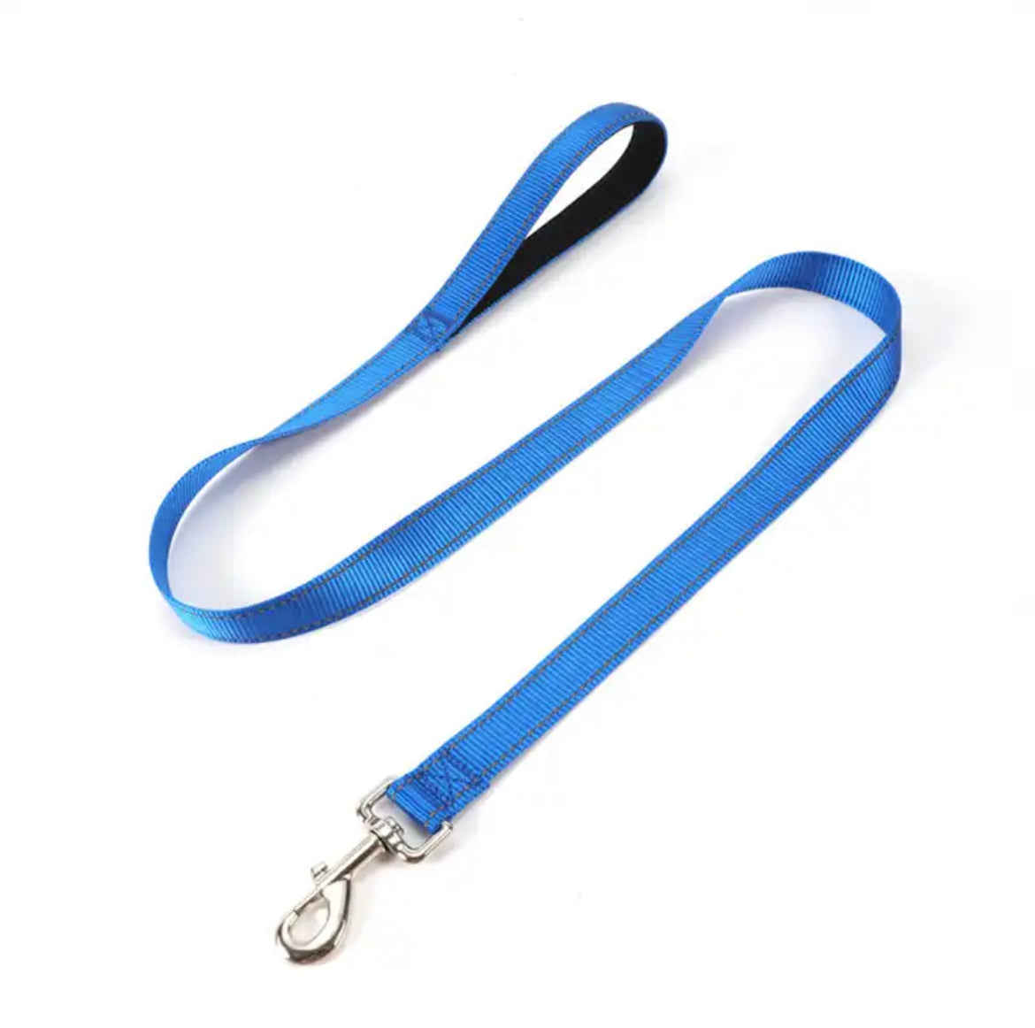 Hundehalsbånd med refleks – polstret nylon