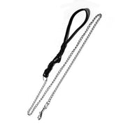 Alac kjettingkobbel/bånd med lærhåndtak