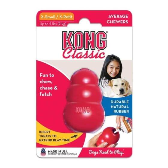 KONG Classic – slitesterk aktiviseringsleke til hund