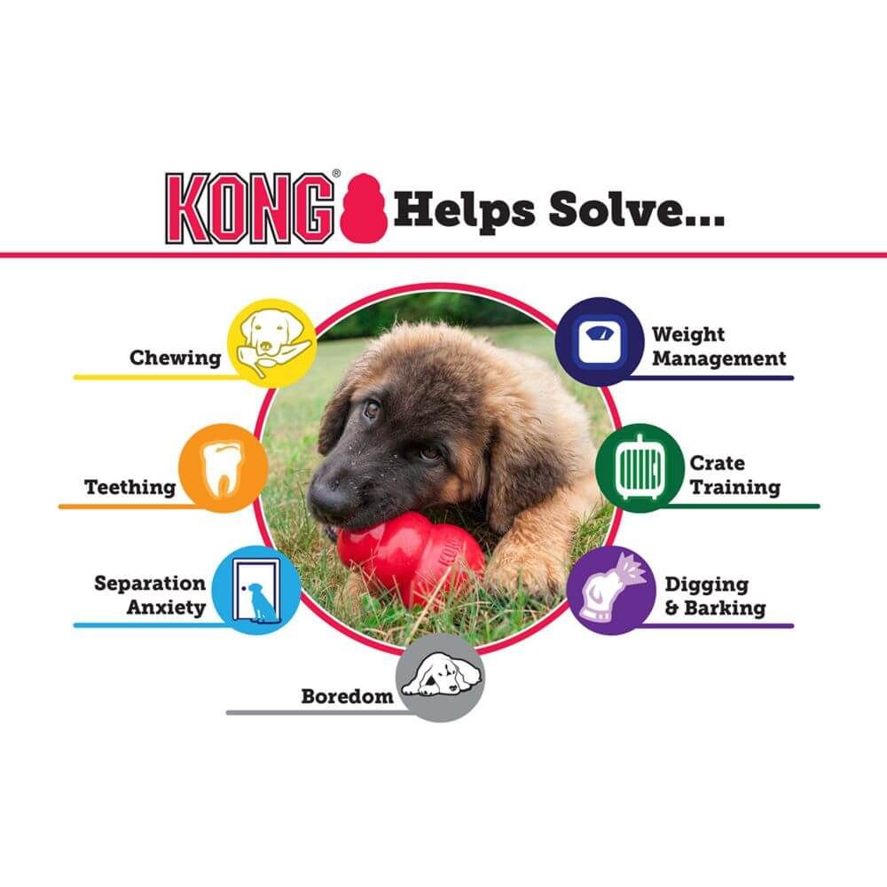 KONG Puppy aktivitetsleke – myk valpeleke som kan fylles