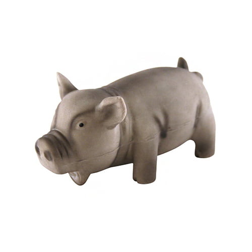 Hundeleke Latexgris Grå S