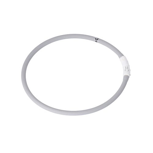 LED-ring Silikon USB-lading Grå (rødt lys)