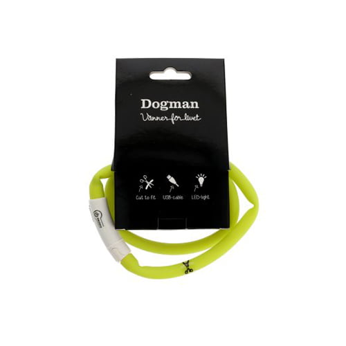 LED-ring Silikon USB-lading Gul