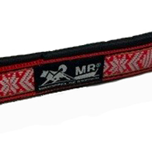 MR halvstrup – polstret halsbånd med mønster