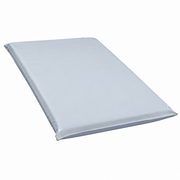 Grå norskprodusert hundematte med 5 cm skum og slitesterkt PVC-trekk