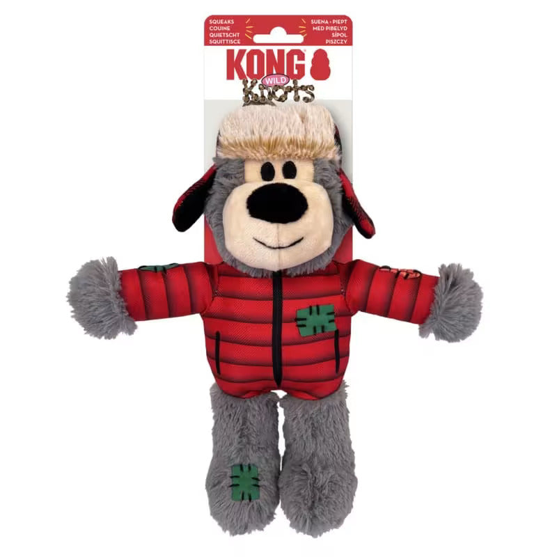 KONG Wild Knots Bear hundeleke – kosedyr med tau