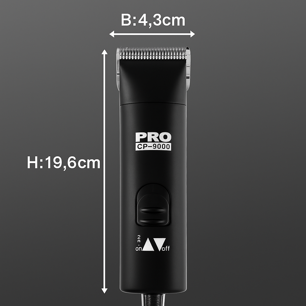 PCS Pro CP-9000 klippemaskin – profesjonell maskin til dyr