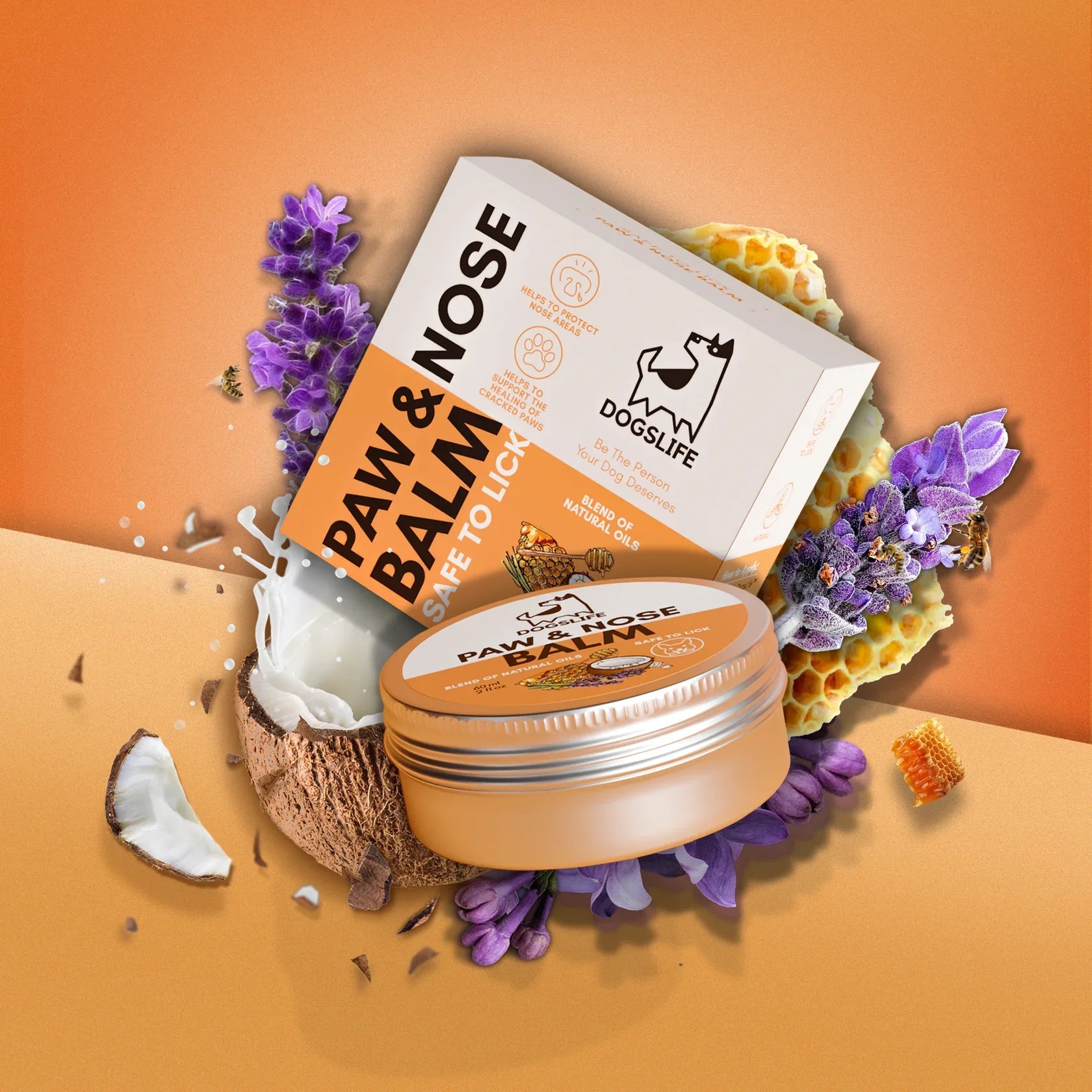 Potesalve og snutesalve til hund – OurPetsLife 60 ml
