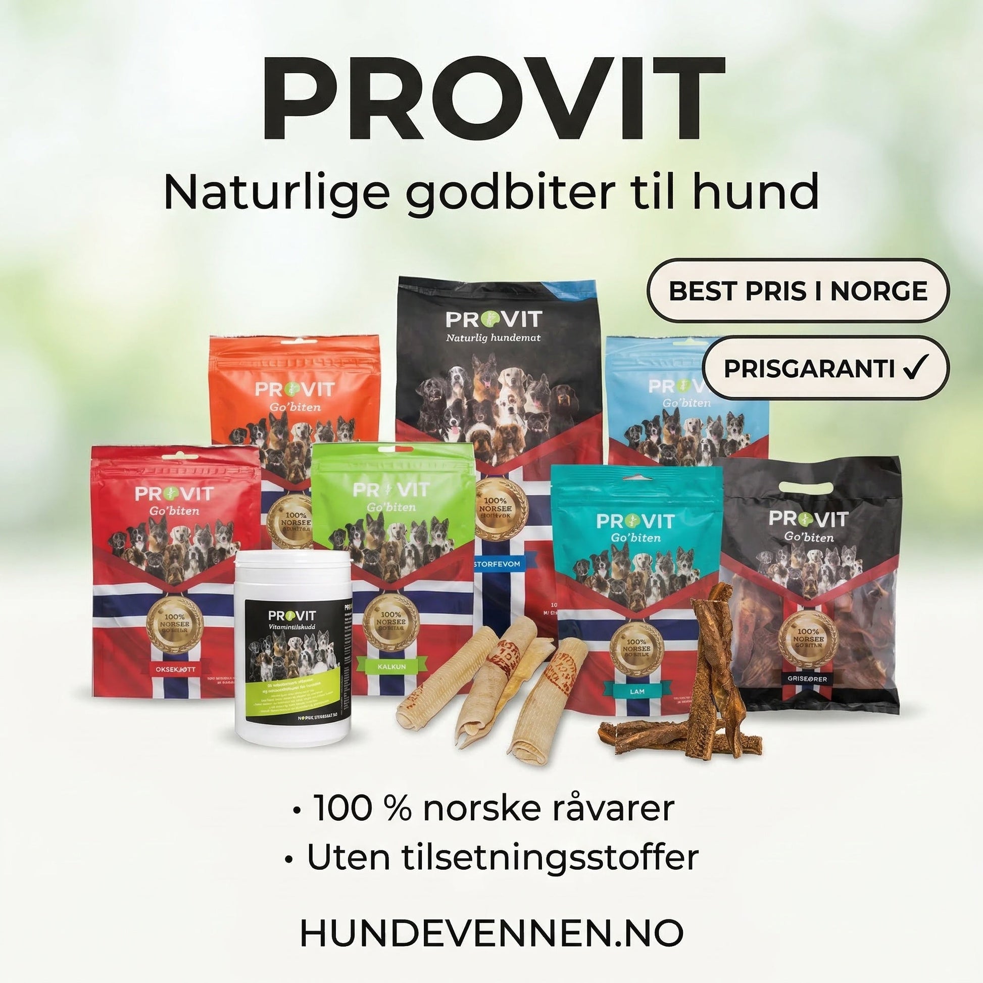 Provit kjøper du hos Hundevennen.no. Best pris på PROVIT geitemelk tørrmelk
