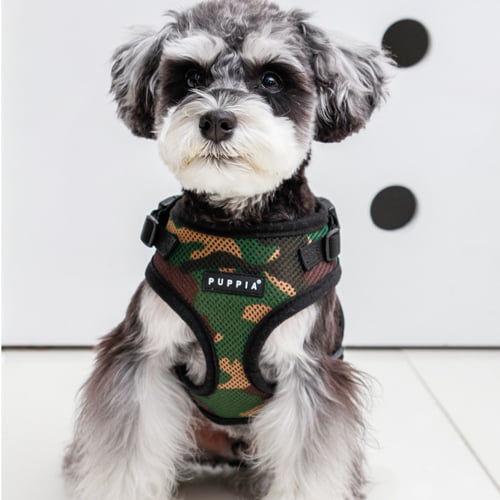 Puppia Ritefit hundesele - camofarge