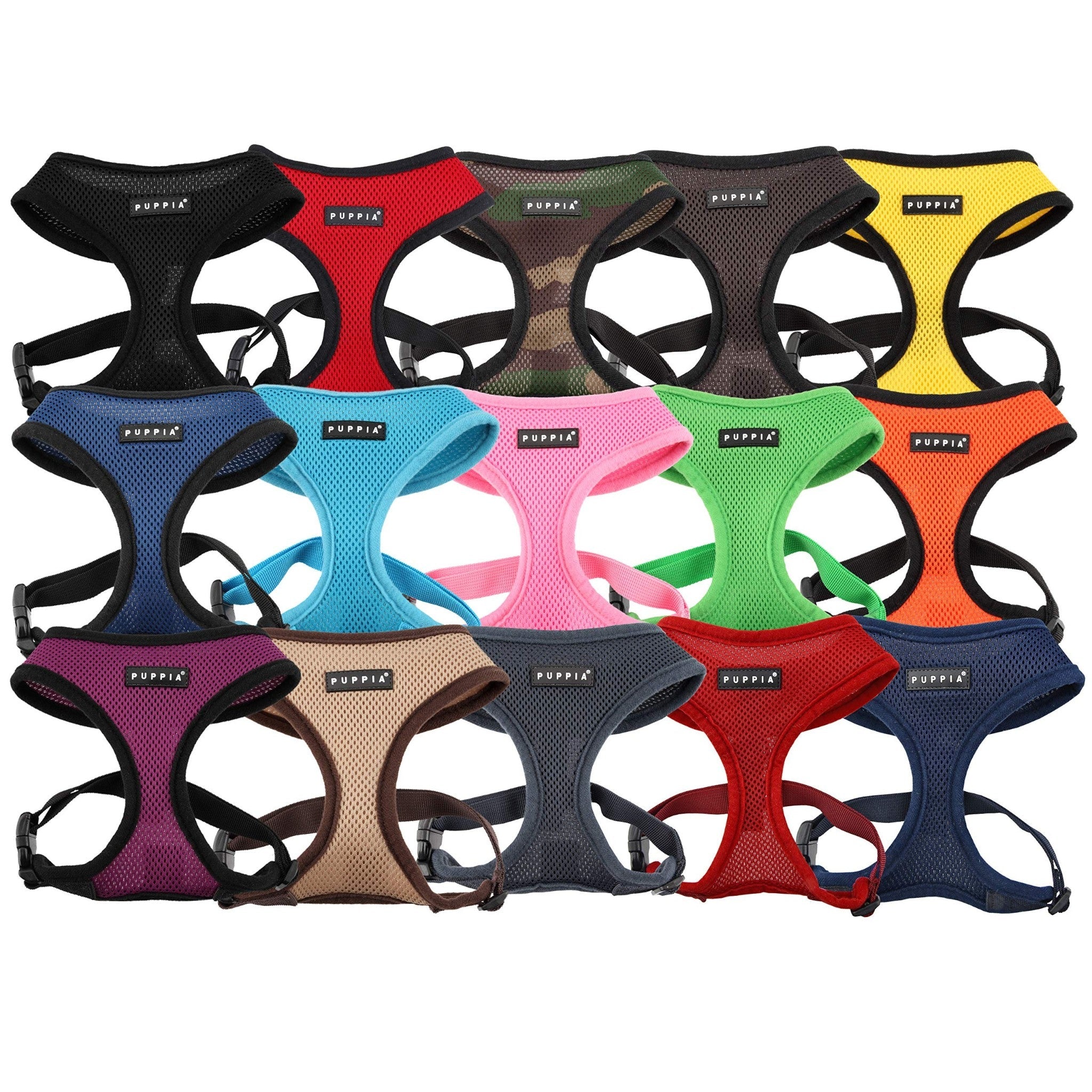 Puppia Ritefit hundesele – justerbar soft mesh-sele