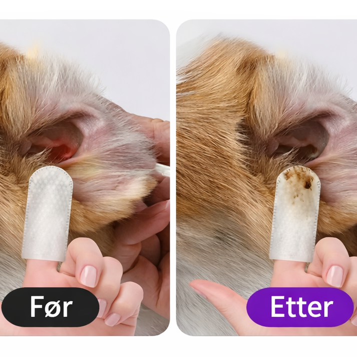 Ørepleieservietter til finger