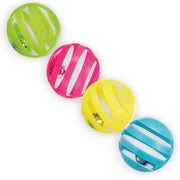 Trixie skrangleballer 4-pk – små lekeballer med lyd til katt og hund