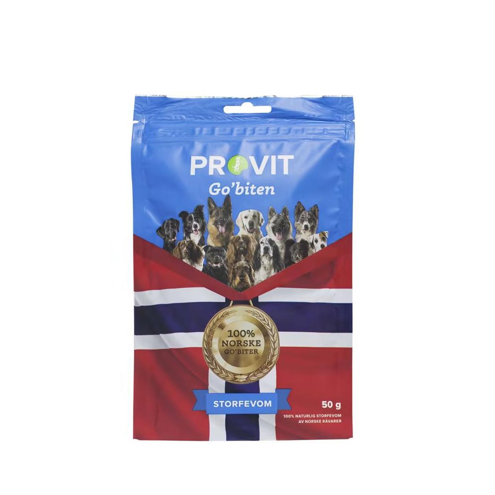 PROVIT frysetørket vom 50 g – naturlige godbiter til hund