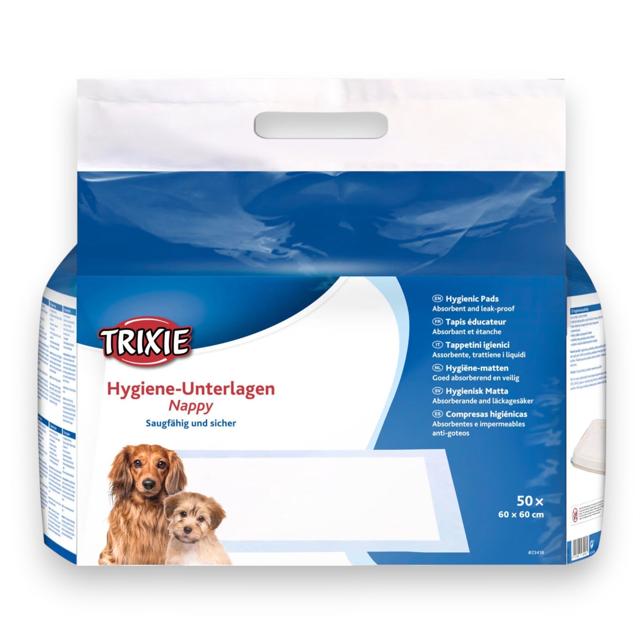 Trixie valpematter – 60 × 60 cm, 50 stk.