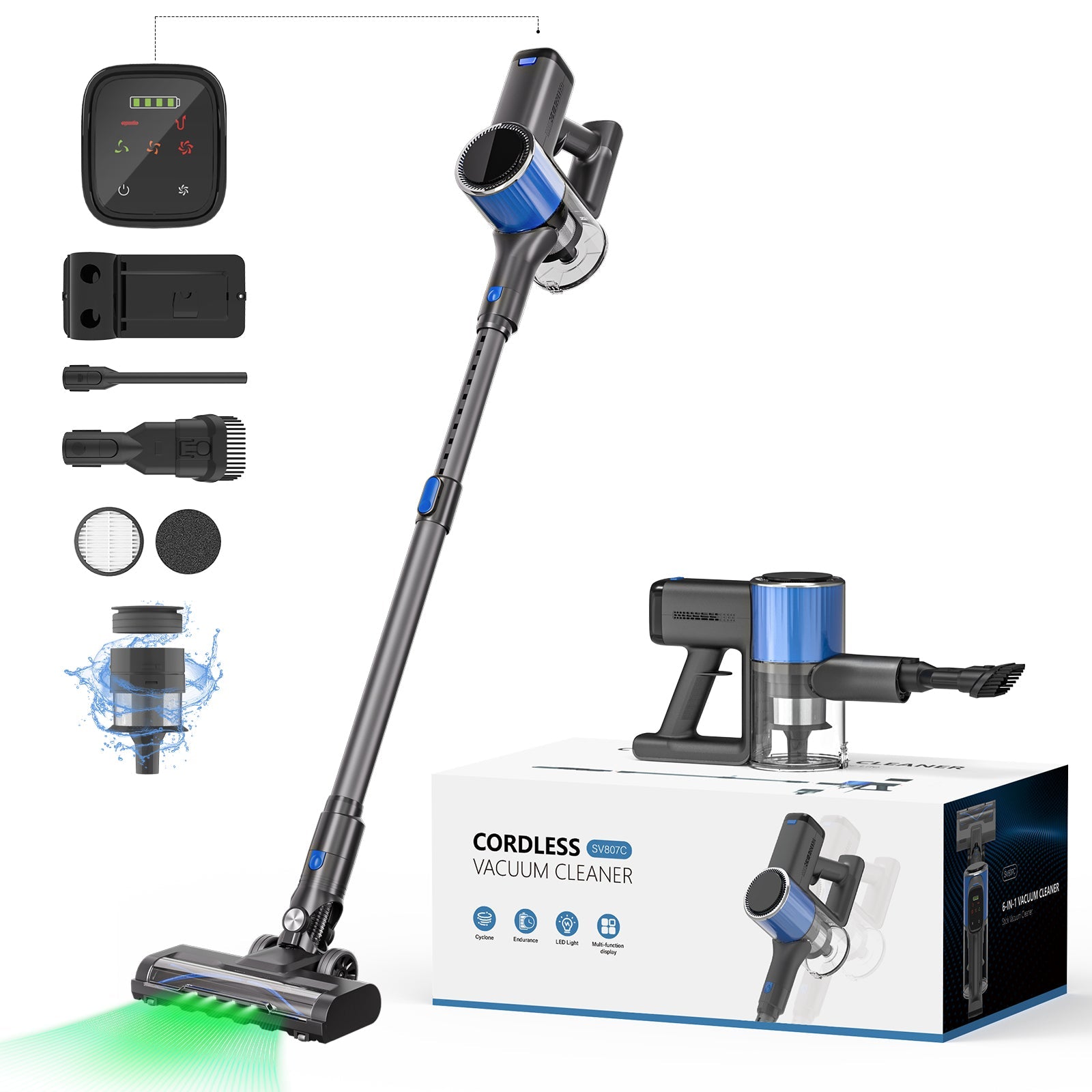 Trådløs støvsuger – Clean X V10 – 200 W