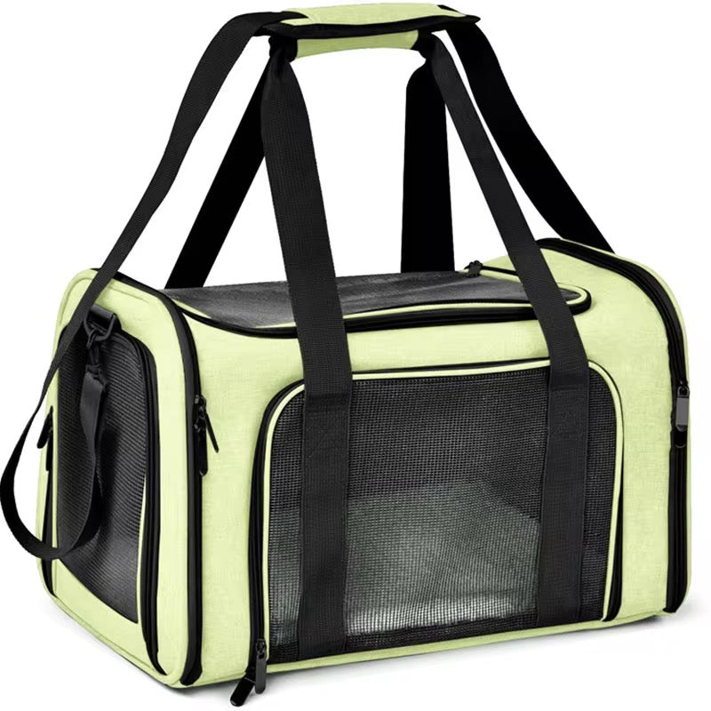 Transportbag til hund og katt – reisebag med netting