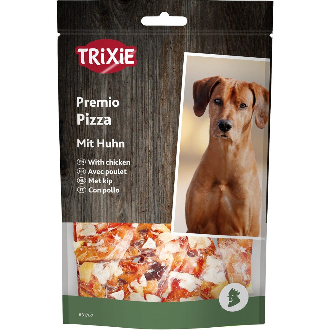 Trixie Chicken Pizza 100 g – myk hundesnack med kylling