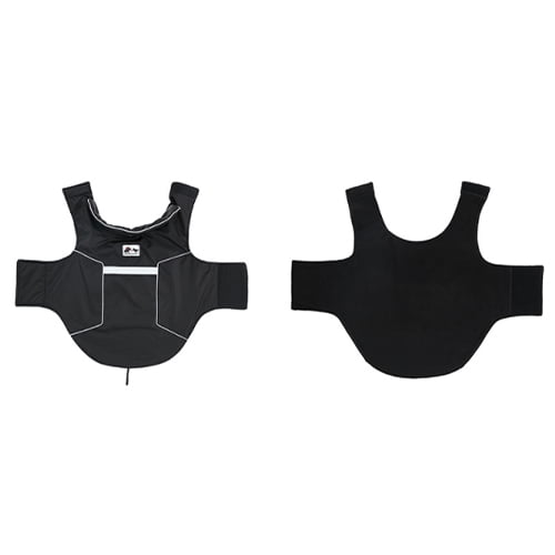 Vanntett fôret hundedekken - Svart