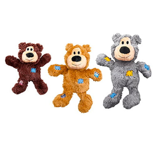 Solid kosebamse til hund - KONG Wild Knots Bear, 4 størrelser