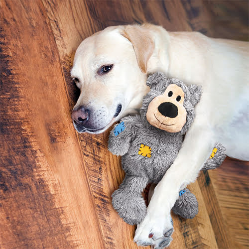 Solid kosebamse til hund - KONG Wild Knots Bear, 4 størrelser