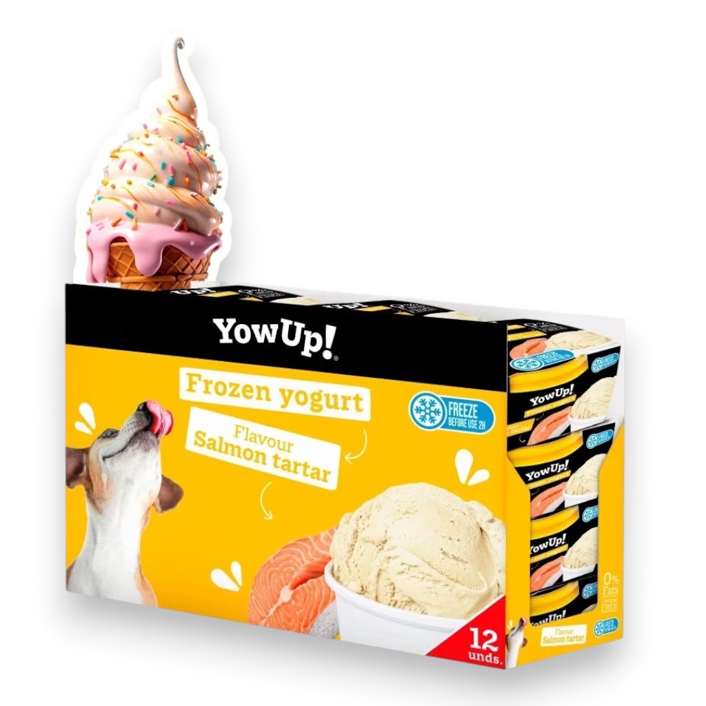 YowUp frossen yoghurt til hund & katt – laksetartar