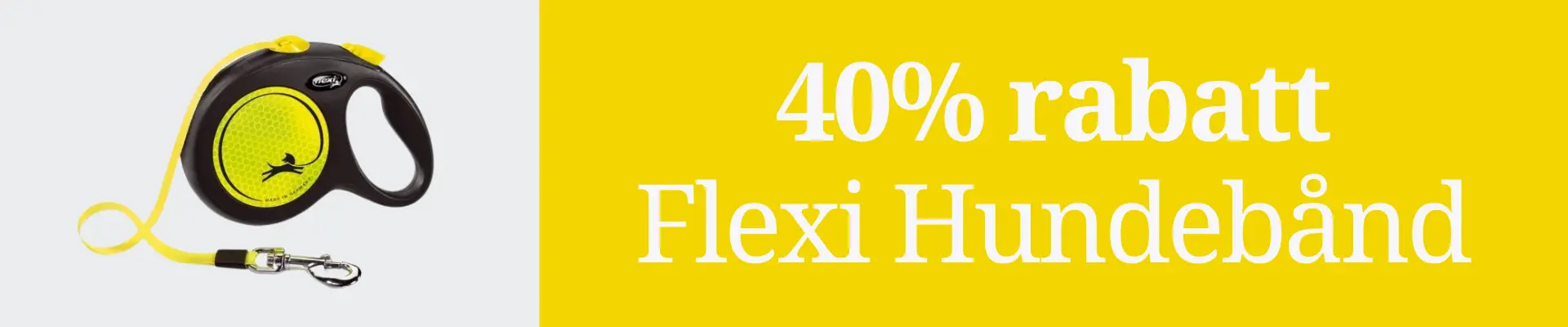 Alle hundebånd fra Flexi på salh hos hundeutstyr.no